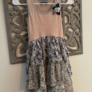 Cute 2 layered ruffle tank top dress